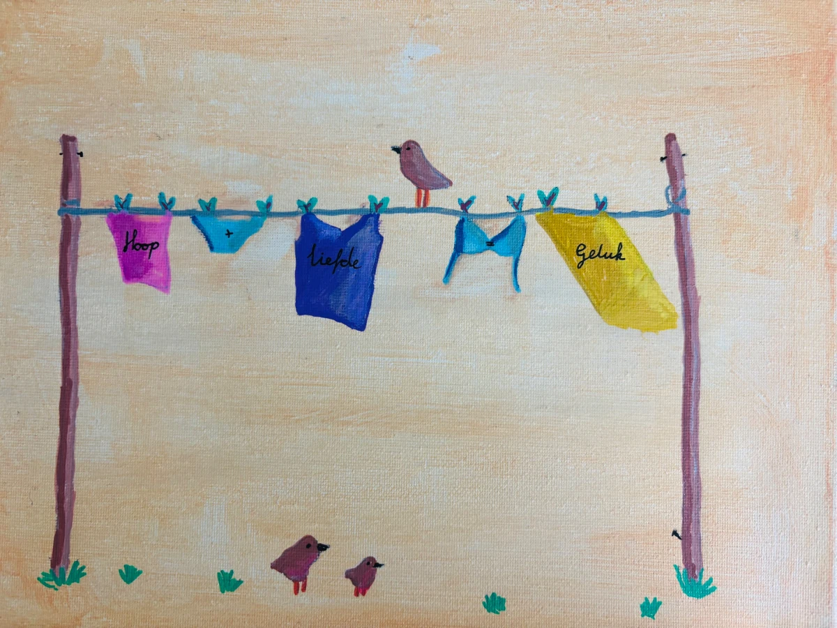 Hoop en liefde 20x30