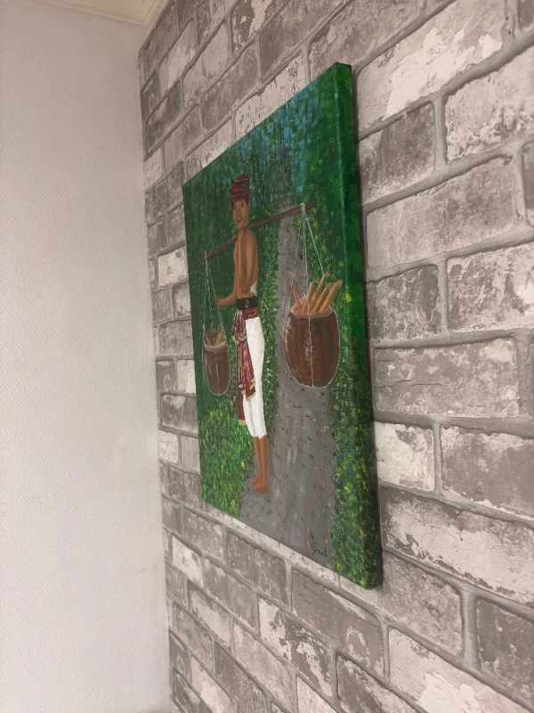 Man met pikolan - Foto 1